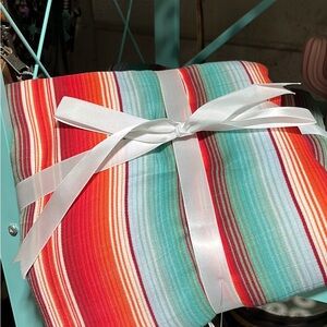 Striped Multicolor Party Tablecloth